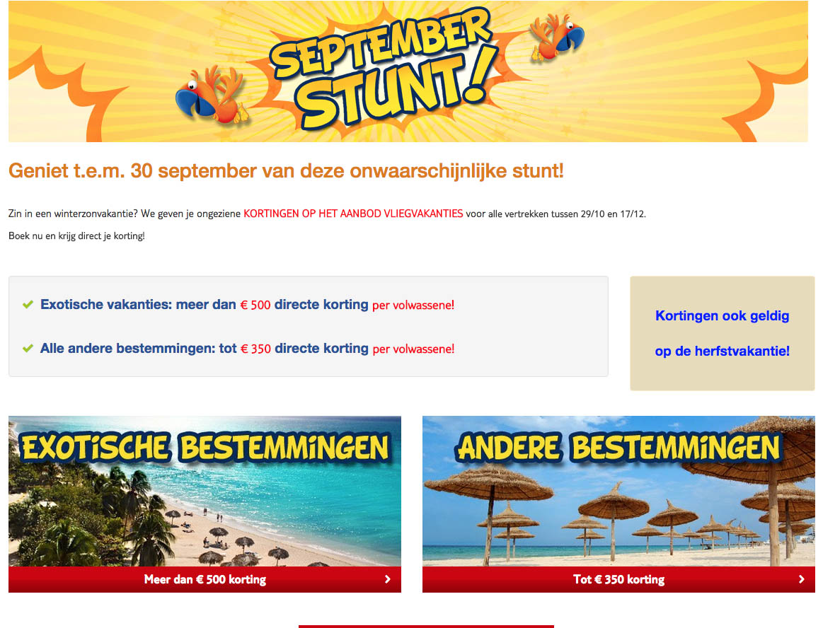 500 euro korting TUI België vakanties2
