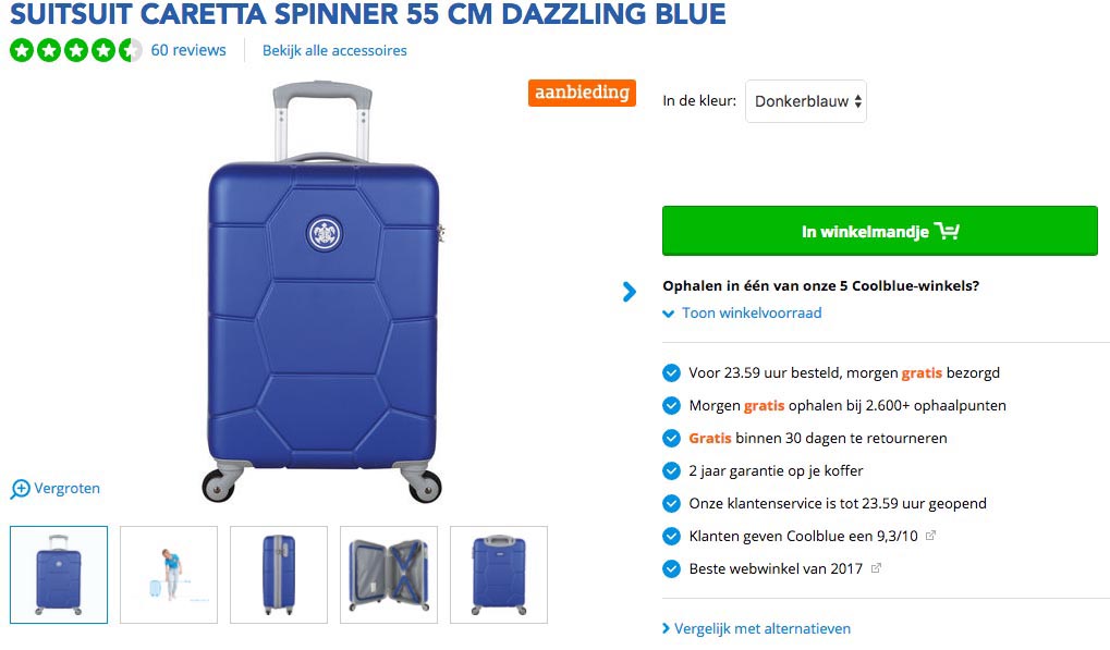 medeklinker Vermeend eiwit ▷Toegestane handbagage koffers en trolleys bij Corendon |  TravelersMagazine.nl