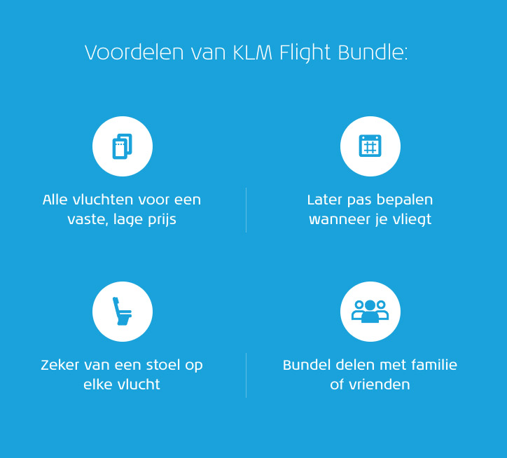 Hoe werkt de KLM Flight Bundle3
