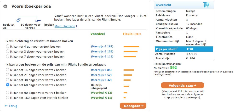 Hoe werkt de KLM Flight Bundle7