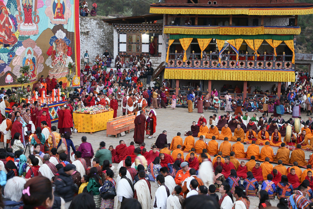 festivalreis1 Paro Tsechu bhutan